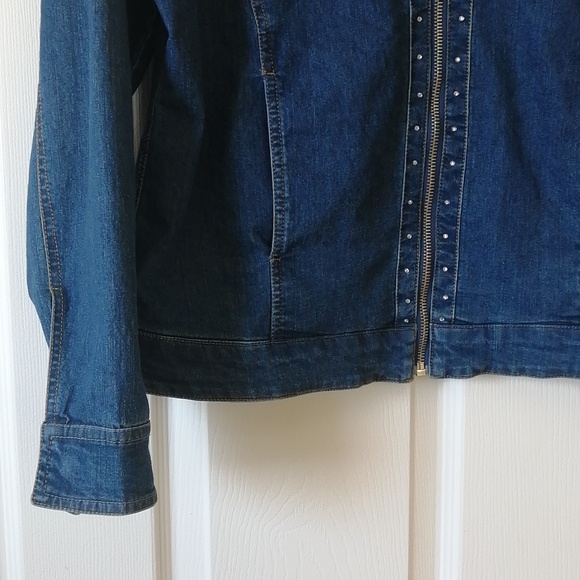 Vintage Cathy Daniels Denim jacket Sz M - Picture 3 of 8